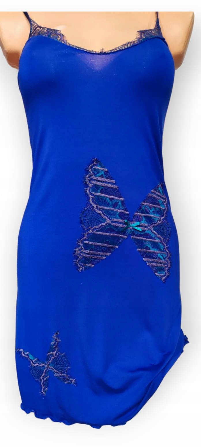 VANILLA&OH!ZUZA KOSZULA NOCNA 2906 WISKOZA COBALT M 38
