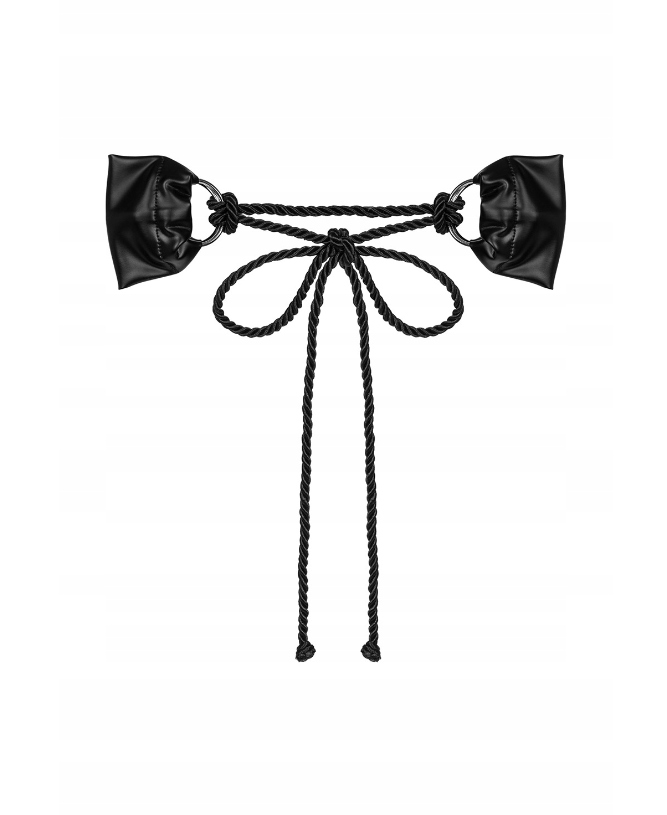 OBSESSIVE CZARNE KAJDANKI CORDELLIS ONE SIZE