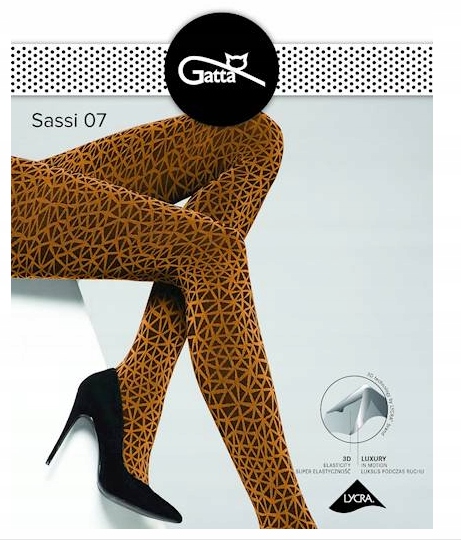 GATTA RAJSTOPY GRUBE 50DEN HONEY NERO SASSI 07 L / 4
