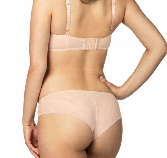 LUPOLINE FIGI DAMSKIE SPODENKI BRAZYLIANY 126 BEŻ GŁADKIE 42 / XL