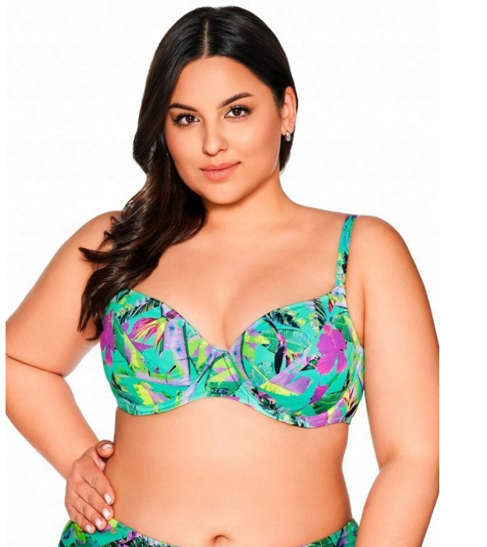AVA SWIMWEAR BIUSTONOSZ KĄPIELOWY SK 211 VIBRANT GREEN MAXI