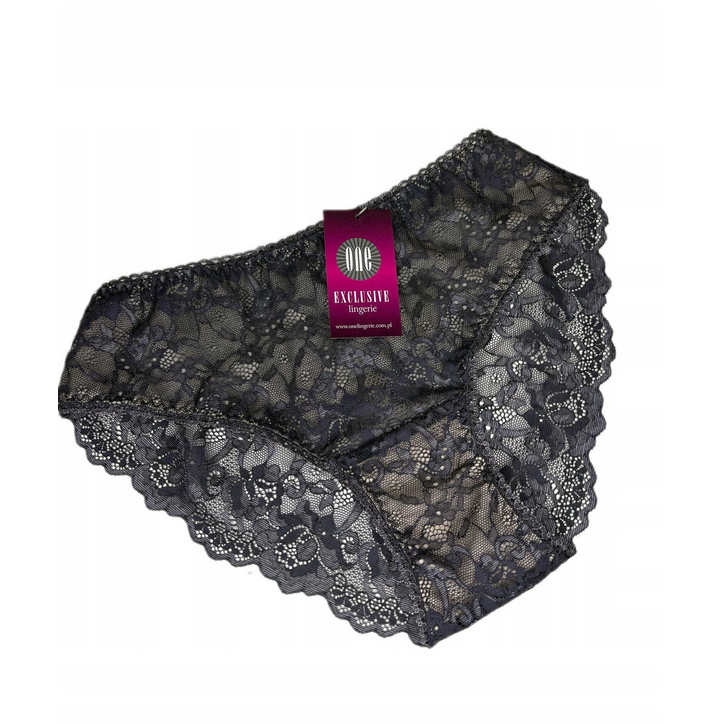 ONE LINGERIE FIGI DAMSKIE KORONKOWE ELENA GRAFIT