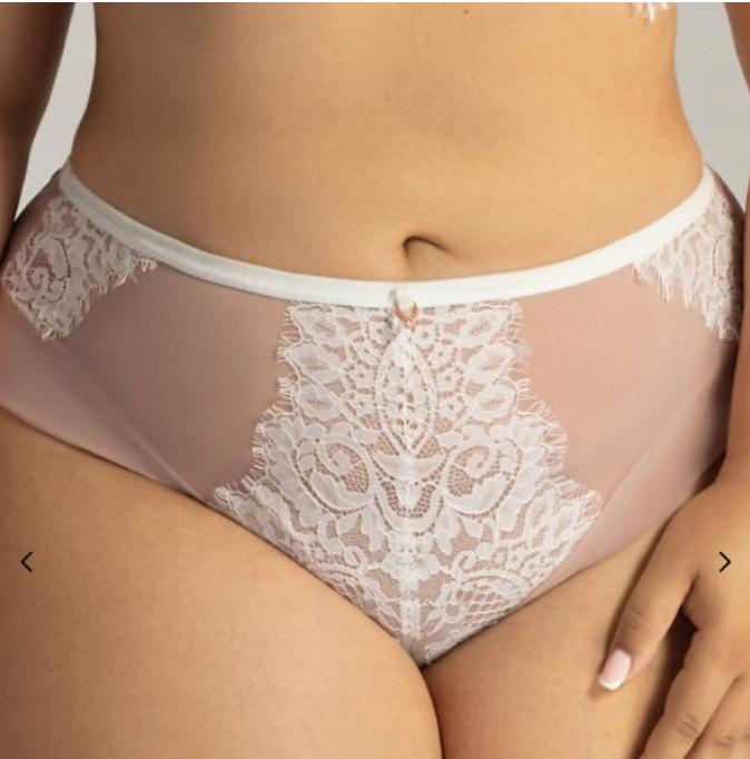 AVA FIGI/BRAZYLIANY DAMSKIE PEŁNE 2151/B/2152/B CREAMY BISCUIT BEŻOWE