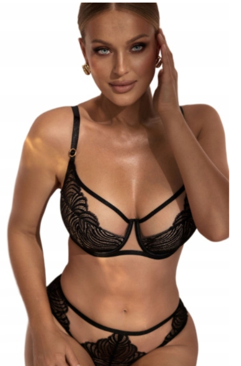 KINGA BIUSTONOSZ SEMI SOFT BC-1175 CZARNY HARMONY