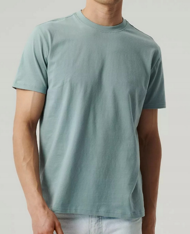 ATLANTIC KOSZULKA MĘSKA KRÓTKI RĘKAW T-SHIRT NIEBIESKA NMT-03
