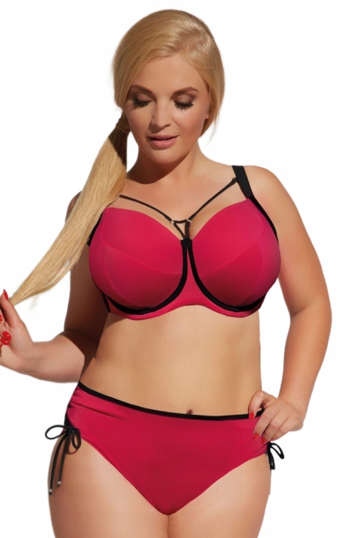 KRISLINE FIGI KĄPIELOWE BREFS MIDI ANTONELLA FUKSJA 38/40 / M