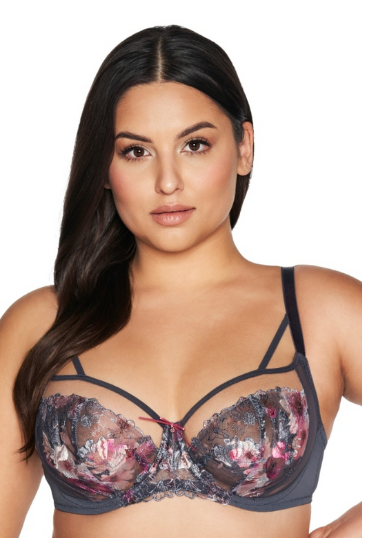 AVA BIUSTONOSZ 2123 ROMANCE GRAY SSS SOFT SIDE SUPPORT