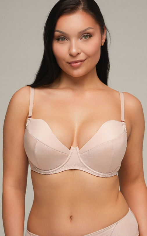 AVA BIUSTONOSZ PUSH UP BEIGE 2202 BEŻOWY