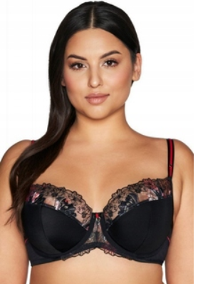 AVA BIUSTONOSZ 2121 SEMI SOFT CZARNY