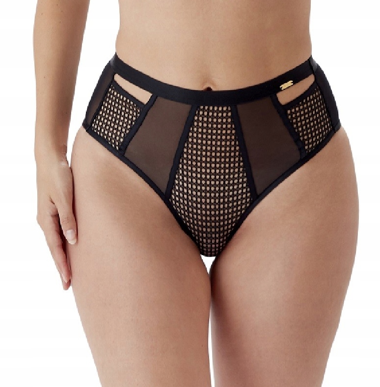 GOSSARD FIGI 19303 PULSHE MESH CZARNE XL / 42-44