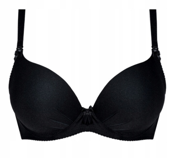 MEFEMI NIPPLEX BIUSTONOSZ GŁADKI PUSH UP LILI CZARNY