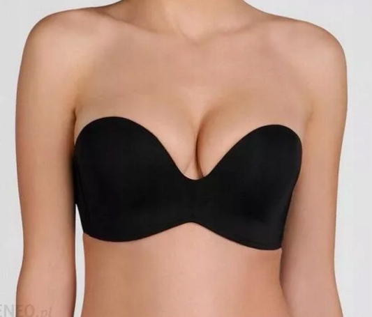 WONDERBRA BIUSTONOSZ WB00032D BARDOTKA CZARNY 65I