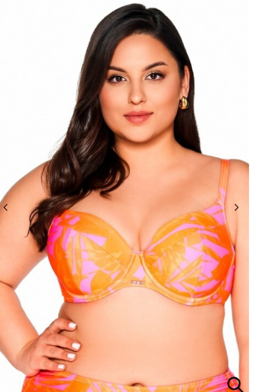 AVA SWIMWEAR BIUSTONOSZ KĄPIELOWY MAXI FULL CUP SK 215 TANGERINE