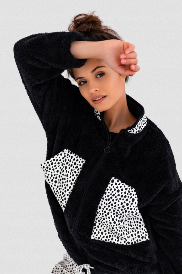 SENSIS BLUZA DAMSKA DRESY GÓRA LUCKY CZARNA L / XL 40 / 42