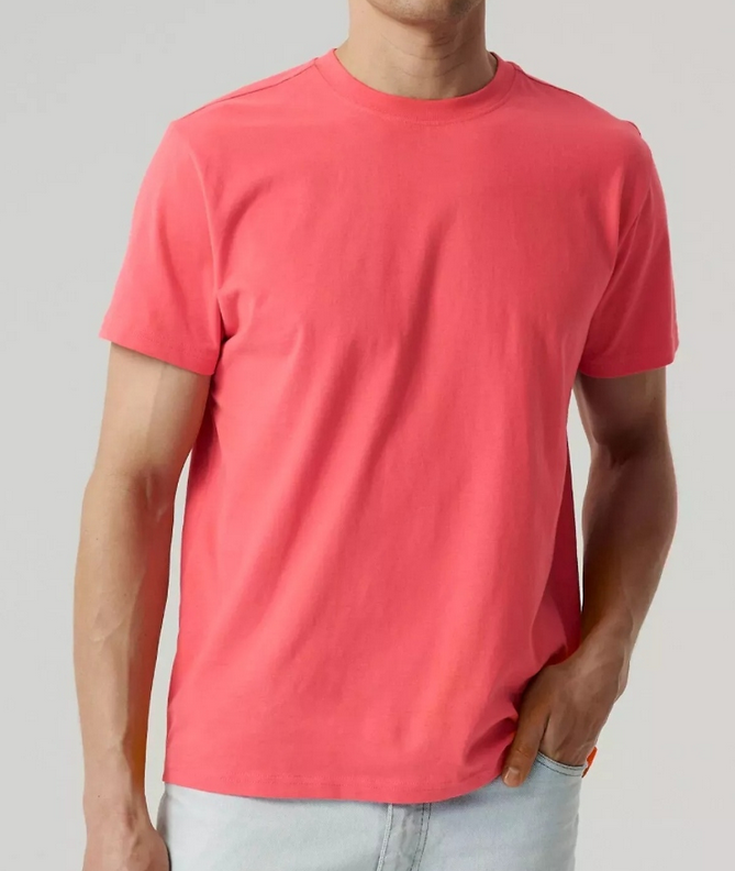 ATLANTIC KOSZULKA MĘSKA KRÓTKI RĘKAW T-SHIRT KORAL NMT-033