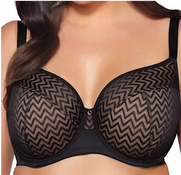 AVA BIUSTONOSZ AV 2102 SEMI SOFT CZARNE