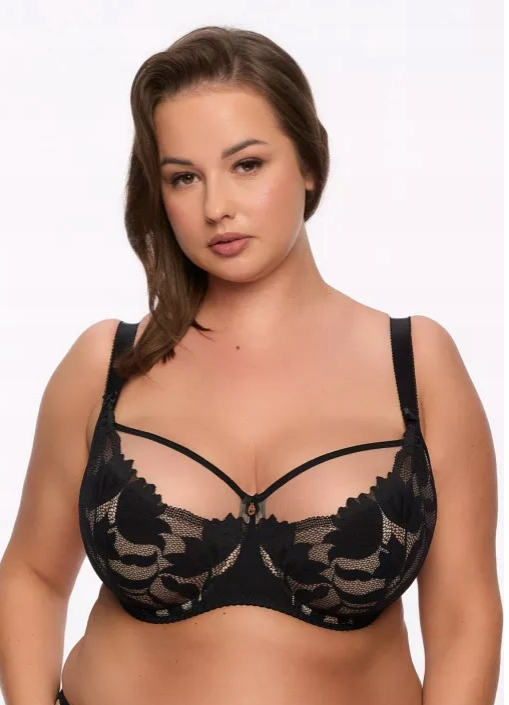 GAIA BIUSTONOSZ KETO SEMISOFT 1134 MAXI CZARNY
