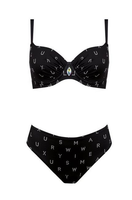SELF KOSTIUM STRÓJ KĄPIELOWY S940I22 LUXURY CZARNY 42G 80G XL