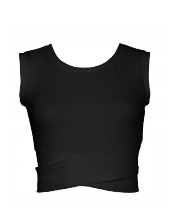 SELF BLUZKA/TOP DAMSKI FLEXY SPORT SP4 CZARNA