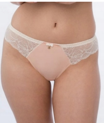 SAMANTA FIGI TANGA ANABELLE M300 BEŻOWY BISZKOPTOWY