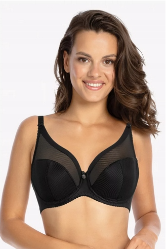 GAIA BIUSTONOSZ SEMI SOFT SONIA BSO 1058 CZARNY
