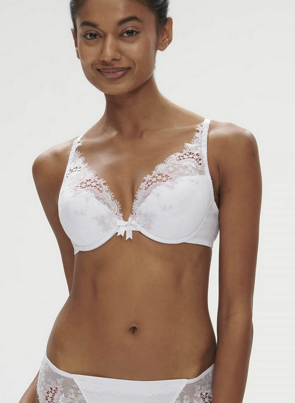 SIMONE PERELE BIUSTONOSZ USZTYWNIANY PUSH UP WISH 12B347 BIAŁY