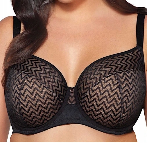 AVA 2102 biustonosz półusztywniany SEMI-SOFT czarny 75H