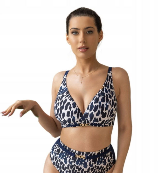 KRISLINE BIUSTONOSZ KĄPIELOWY SANTORINI NAVY BRALETTE BIKINI