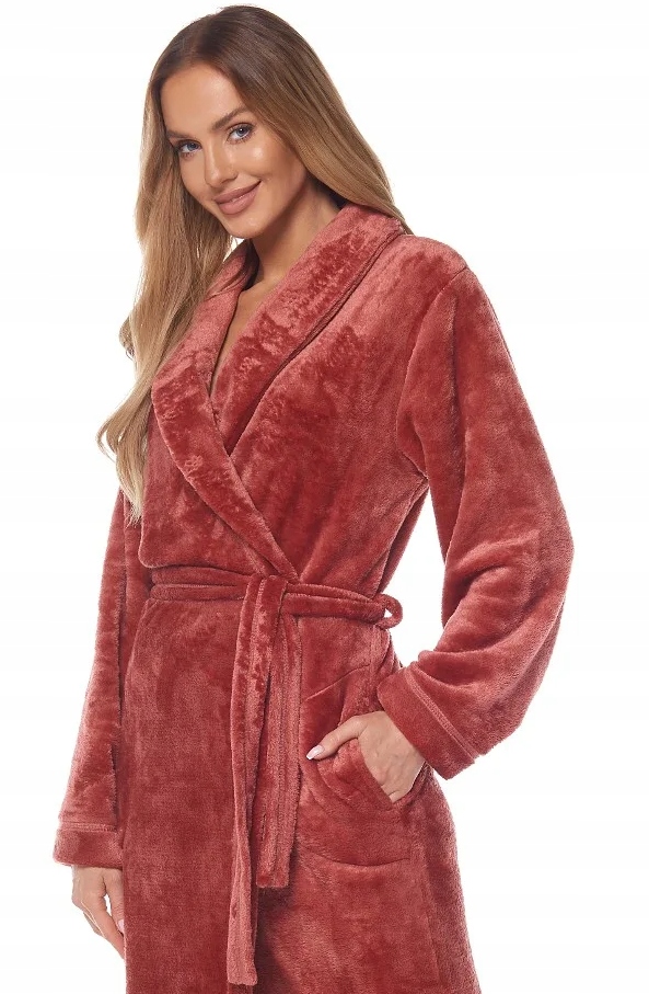 L&L SZLAFROK DŁUGI DAMSKI FLOWER 2123 42 / XL