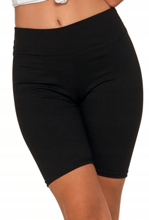 MORAJ KOLARKI DAMSKIE CZARNE PRĄZEK RDL850-013 LEGGINSY S/M