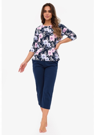 CORNETTE PIŻAMA DAMSKA 147/465 ANABEL BAWEŁNA 5XL / 50