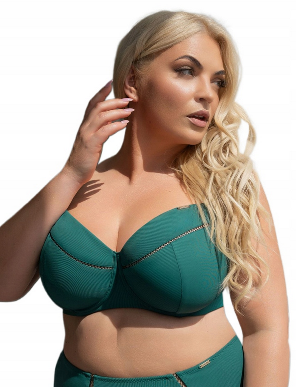 KRISLINE BIUSTONOSZ KĄPIELOWY TARIFA BOTTLEGREEN SOFTFULLCUP MIĘKKI
