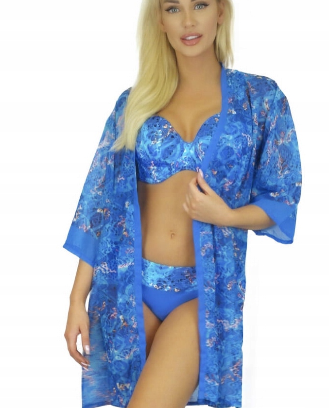 SELF PAREO 14 D80SZ-37 NIEBIESKIE BORA BORA ONE SIZE ROZMIAR UNIWERSALNY