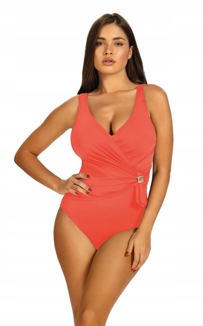SELF STRÓJ KĄPIELOWY JEDNOCZĘŚCIOWY GLAMOUR 4 ORANGE S1069 POMARAŃCZ 2XL/44