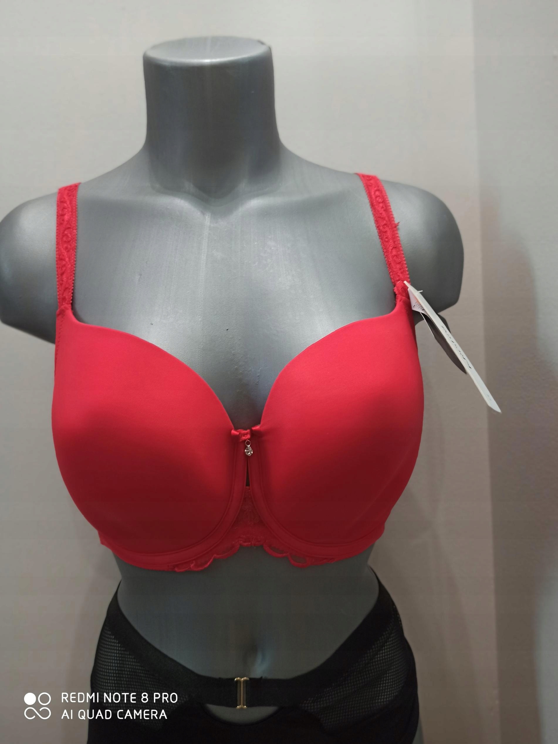 KRISLINE BIUSTONOSZ VENUS DECOPLANGE CZERWONY 80D