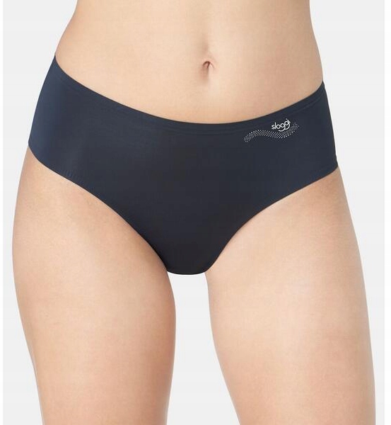SLOGGI FIGI BEZSZWOWE MIDI INVISIBLY PERFECT FIT CZARNE ZERO ONE M/38