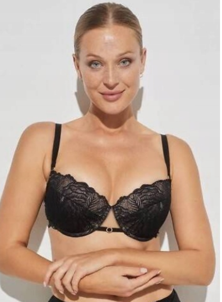 KINGA BIUSTONOSZ PUSH-UP PU-1131 LUNA CZARNY