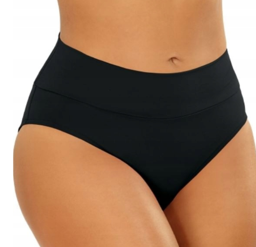 SELF FIGI KĄPIELOWE WYSOKIE BIKINI EFEKT PUSH NEW FASHION 1 CZARNE