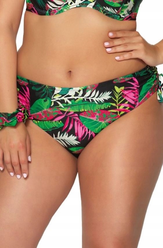 AVA FIGI KĄPIELOWE SF 201/2 202 TROPICAL ISLAND CZARNY FLUO