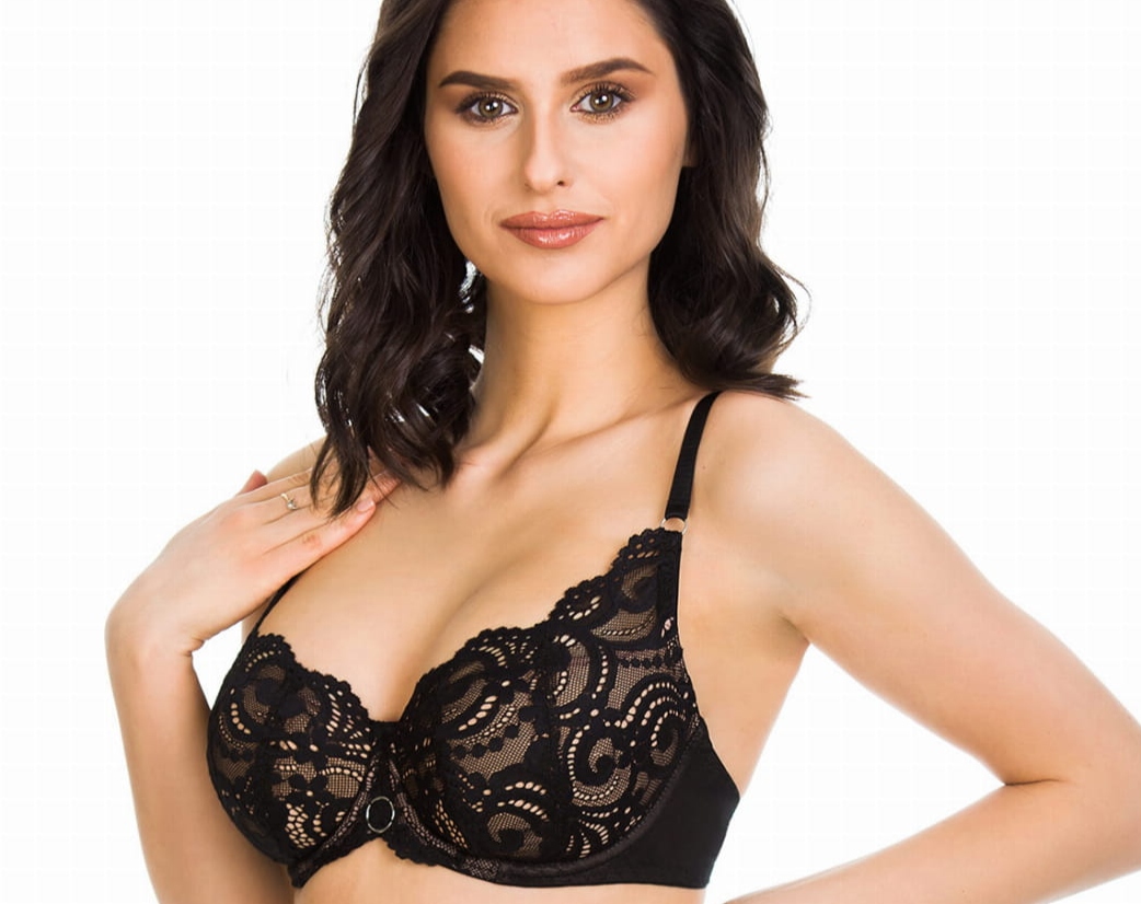 MEDIOLANO BIUSTONOSZ PUSH-UP 01077 TANGO CZARNY