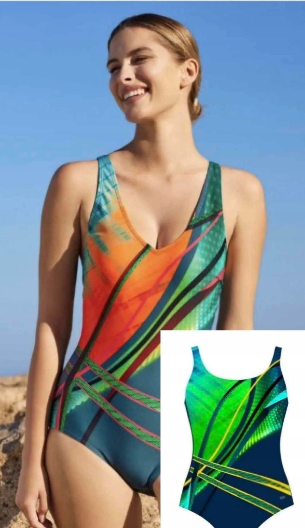 NATURANA KOSTIUM STRÓJ KĄPIELOWY JEDNOCZĘŚCIOWY BASEN 73357 48B 95B 4XL