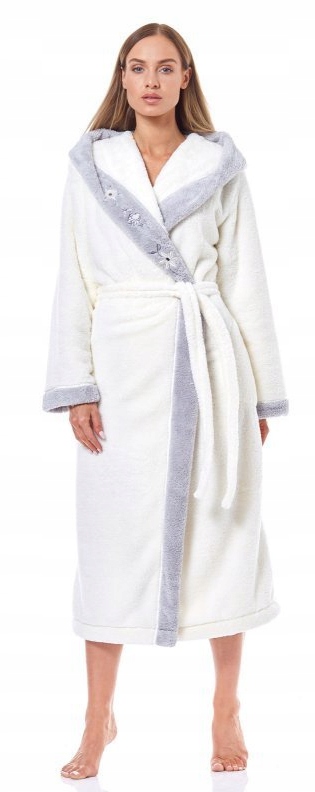 L&L SZLAFROK DAMSKI DŁUGI HFT ECRI 9145 3XL / 46