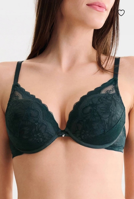 LISCA BIUSTONOSZ PUSH-UP ZIELONY 020230 EVELYN KORONKOWY