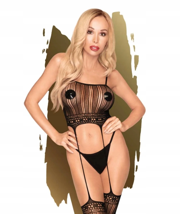 PENTHOUSE BODYSTOCKING POŃCZOCHY Z TOPEM SEX DEALER
