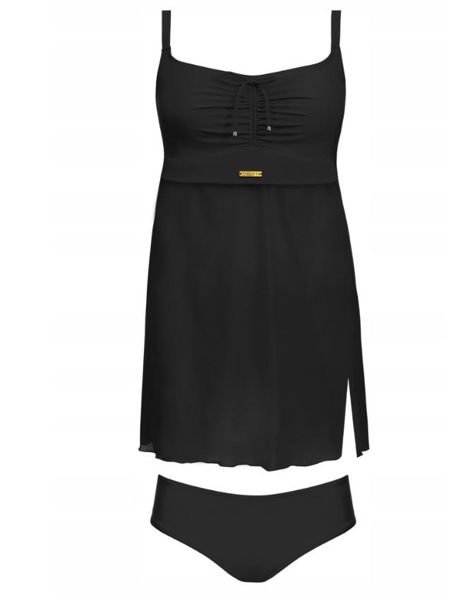 SELF STRÓJ KĄPIELOWY KOMPLET CZARNY TANKINI FASHION 9 S984SV