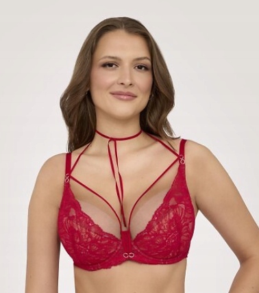 AVA BIUSTONOSZ PUSH UP 2176 BARBADOS CZERWONY