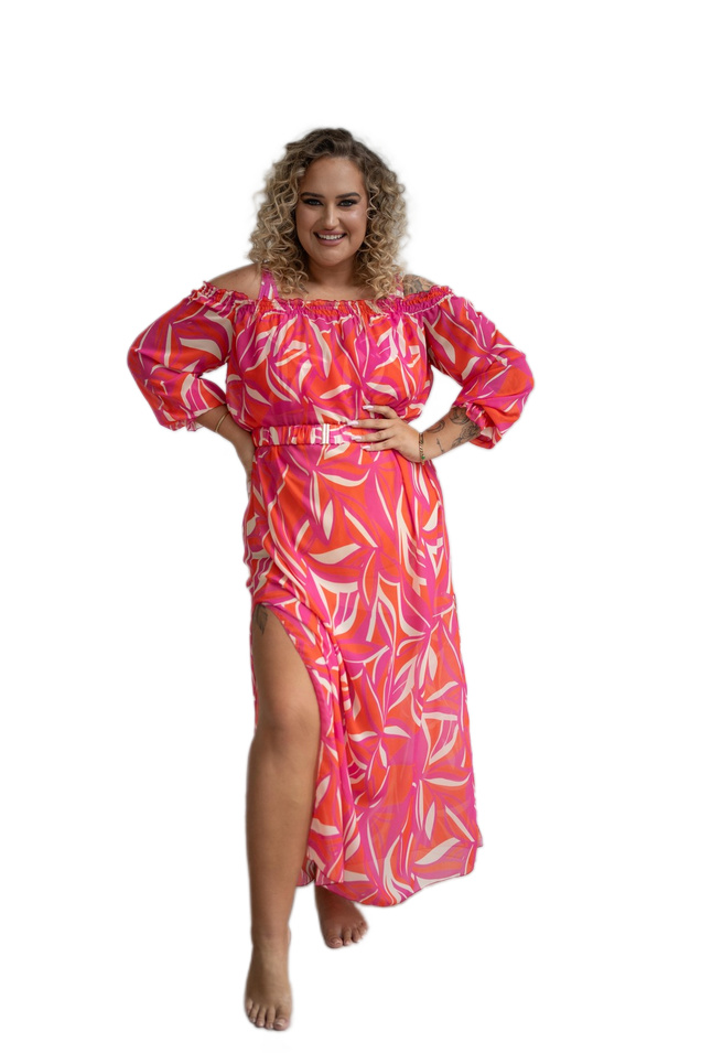 KRIS LINE SUKIENKA PLAŻOWA HISZPANKA TWIST SPANISH DRESS
