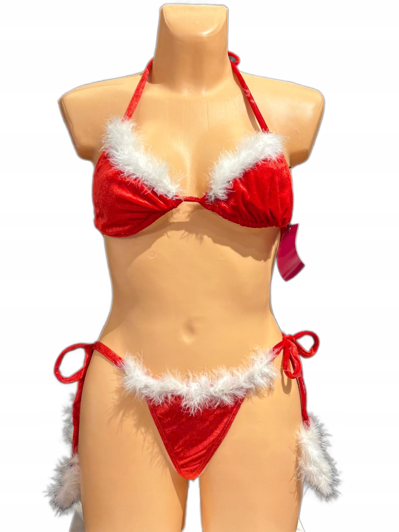 KISS ME KOMPLET WELUROWY SANTA GIRL 97580 SET RED