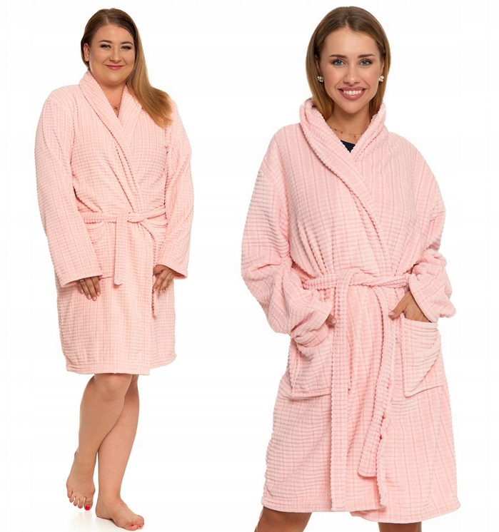MORAJ SZLAFROK PEACH 6000 RÓZOWY XL / 42