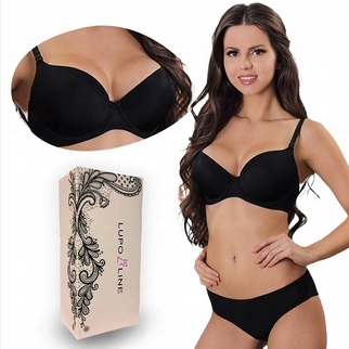 LUPOLINE BIUSTONOSZ 139 CZARNY PUSH-UP 75D